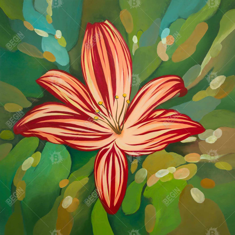 Begin Edition International Inc. Blaze Tiger Lilies - Contemporary